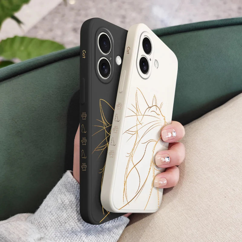 Cat – Silikon Handyhülle mit Katzen-Design